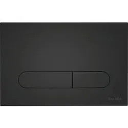 Duravit DuraSystem Betätigungsplatte WD5009031000 aufgesetzt, für WC Beta, schwarz matt
