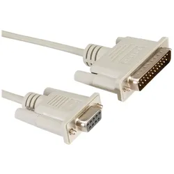 ROLINE Kabel seriell - DB-9 (W) zu DB-25 (M)