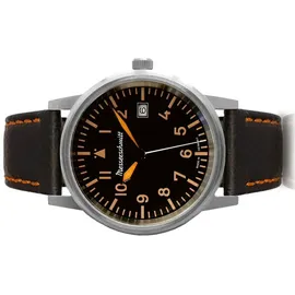 Messerschmitt Flieger Beobachter Schwarz/Orange Leder 40 mm ME-385OBL