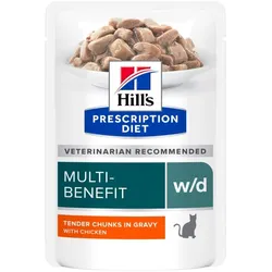 HILL'S PRESCRIPTION DIET Feline w/d Multi-Benefit Huhn 12x85 g