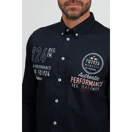 FQ1924 Langarmhemd Blau M