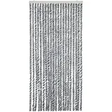 vidaXL Insektenschutz Vorhang 90 x 220 cm Grau, Schwarz, Weiß