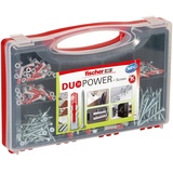Fischer Red-Box DuoPower Schrauben/Dübel-Sortiment, 140er-Pack (536091)