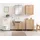 Fackelmann Waschbeckenunterschrank Finn 60 x 50 x 30,5 cm Braun