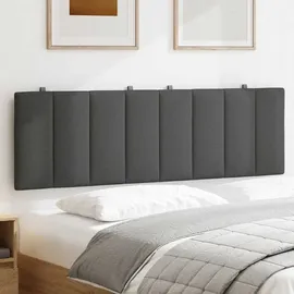 vidaXL Kopfteil-Kissen Hanko Dunkelgrau 160 cm Stoff