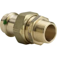 Viega Sanpress Verschraubung 28 mm x 1, Rotguss oder Siliziumbronze, flachdichtend, SC-Contur