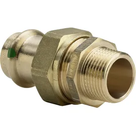 Viega Sanpress Verschraubung 28 mm x 1, Rotguss oder Siliziumbronze, flachdichtend, SC-Contur