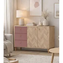 Schildmeyer Visby 109 x 73,9 x 33,05 cm Eiche hell/Mauve