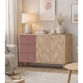 Schildmeyer Visby 109 x 73,9 x 33,05 cm Eiche hell/Mauve