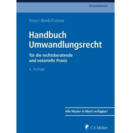 c. r. müller Handbuch Umwandlungsrecht, von Ralf-Dietrich Tiesler/ Theo Luy/ Robin Bernlochner/ Michael Grüne/ Karsten Gschwandtner, / Müller C.F. / Buch