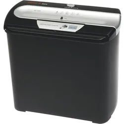 GENIE A4 Aktenvernichter 255 CD 7 Blatt Streifenschnitt CD Vernichtung Shredder silber schwarz