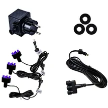 Köhko Springbrunnen komplette Quellsteinbeleuchtung lila