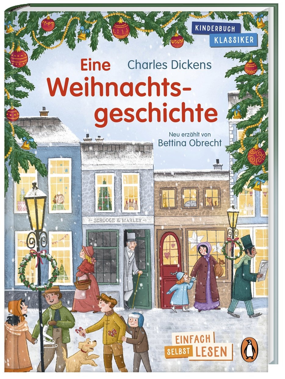 Penguin Junior - Einfach Selbst Lesen: Kinderbuchklassiker - Eine Weihnachtsgeschichte - Charles Dickens  Bettina Obrecht  Gebunden