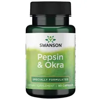 Swanson Pepsin & Okra Kapseln 90 St.