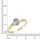 VIVANCE Fingerring VIVANCE "333/- Gelbgold mit Blautopas (beh.)" Gr. 62, gelb, Fingerringe, Damen, 062 (19,7), Gold, Fingerring