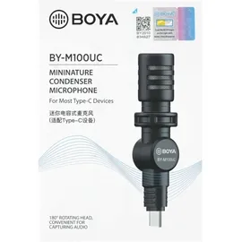 Boya BY-M100UC Mikrofon für Smartphone - Schwarz