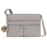 Kipling New Angie Umhängetasche, Grey Gris (Grau)