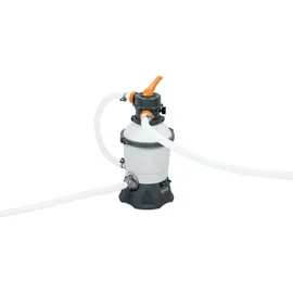 BESTWAY Power Steel Frame Pool Set 412 x 201 x 122 cm inkl. Sandfilter