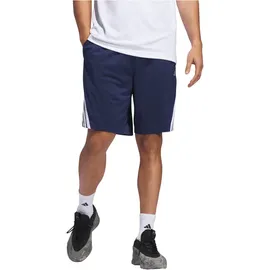 adidas Legends 3-STRIPES Basketball Shorts team navy blue 2/white XL9"
