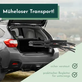 Lemodo Klappstuhl 2er Set  schwarz