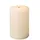 Lumineo LED Kerze mit Timerfunktion 7,5 x 14,5 cm creme