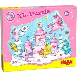 HABA 305467 Puzzle Einhorn Glitzerglück – Wolkenpuzzelei