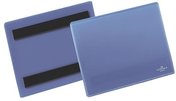 Produktbild Durable Magnetische Kennzeichnungstasche A6 quer »1756« blau