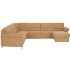 meinSofa Wohnlandschaft   Donald  , braun , Maße (cm): B: 330 H: 89 T: 262.0