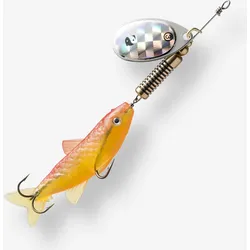 Spinner mit Elritze Weta Fish #3 fluoreszierend Raubfischangeln fluoreszierendes orange PSA No Size