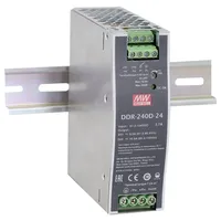 MeanWell Mean Well DDR-240B-24 Hutschienen-DC/DC-Wandler (DIN-Rail) 24 V/DC 10