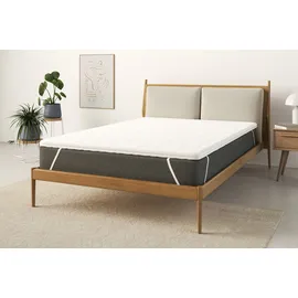 OTTO home Sandy Topper 90 x 200 cm weiß