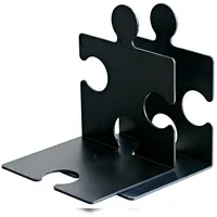 HAN Buchstütze PUZZLE 12,3 x 14,2 x 17,1 cm Schwarz 2 St.