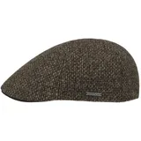 Stetson Texas Classic Wool Flatcap - Schiebermütze Herren - Herrenmütze mit Baumwollfutter - Schirmmütze Herbst/Winter - Wollcap braun L (58-59 cm) - L