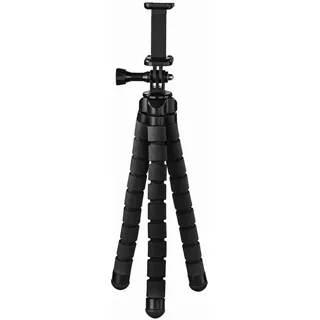 Hama Flex Dreibeinstativ 1/4 Zoll Arbeitshöhe=9 - 26 cm Schwarz
