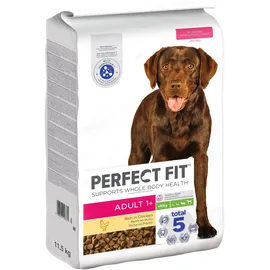 PERFECT FIT Adult Hund (>10kg) - Trockenfutter für mittelgroße und großer Rassen. Huhn