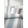 Primera Mako-Satin Streifenflug Blau 155 x 220 cm + 80 x 80 cm