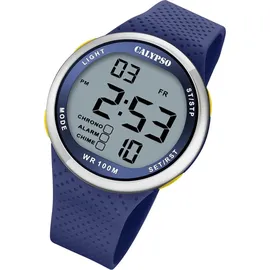 Calypso Uhr Armbanduhr Digitaluhr blau K5785/3