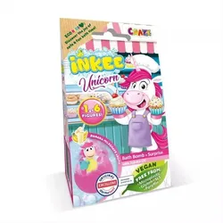 Inkee: Badebomben mit Einhorn-Figuren - Bananenduft