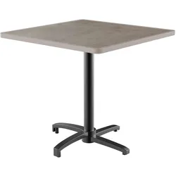 Gastro Outdoor Terrassentisch Rene | klappbar | 70x70 cm | Resalit Beton Hell