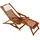 Garden Pleasure Alaska Relaxliege 145 x 60,5 x 78 cm braun inkl. Kopfkissen klappbar