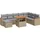 vidaXL Garten-Lounge-Set 9-tlg. beige