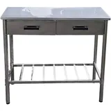 Westerholt Arbeitstisch Country-Life Silber