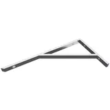 SoGood doporro Wandkonsole aus Edelstahl Länge: 45cm Anzahl: 1 Stück) Träger Regalträger Regalhalter WH02