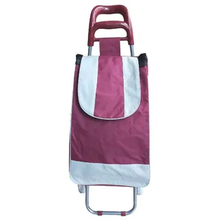 Michelino 38 L Einkaufswagen Trolley fahrbare Einkaufstasche Einkaufstrolley (Bordeaux)