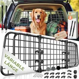 Lovpet LovPet® Hundegitter Auto, Autoschutzgitter Trenngitter Universal, verstellbare Breite, Kofferraum Autogitter Maße 30 x 91-153 cm ... - Schwarz