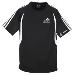 Discho Tennis T-Shirt Fancy - schwarz/weiss XXL