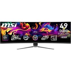 MSI MPG 491CQPXDE QD-OLED Dual QHD Curved Gaming Display 124,5 cm (49")