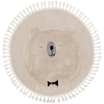 Lytte Kinderteppich, Momo Cream ø 120 cm, - Teppich Kinderzimmer