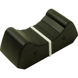 Cliff FC72621 FC72621 Schiebeknopf Schwarz (L x B x H) 26 x 11.6 x 10 mm 1 St.