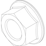 Buderus 6kt-Mutter M4 10 Stück